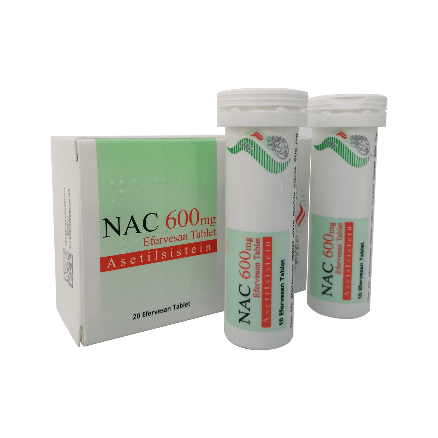 NAC（N-アセチルシステイン）600mg20発泡錠通販｜アンチエイジング・美肌｜医薬品個人輸入ユニドラ